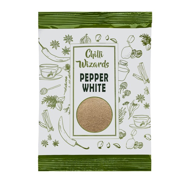 Ground White Pepper 100g - Chilli Wizards