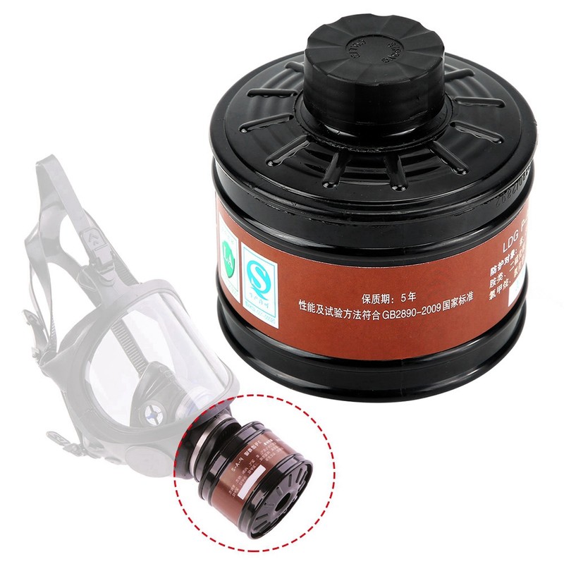 ABS Gas Mask Filter 40mm Respirator Canister Practical Replacement Accessory