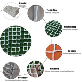 KACQIHTU Rope Net Kids Safety Net Stair Balcony Railing Child Safety Netting Playground Patio Barrier Fence Protection Net Pet Toy Anti-Fall Rope Netting