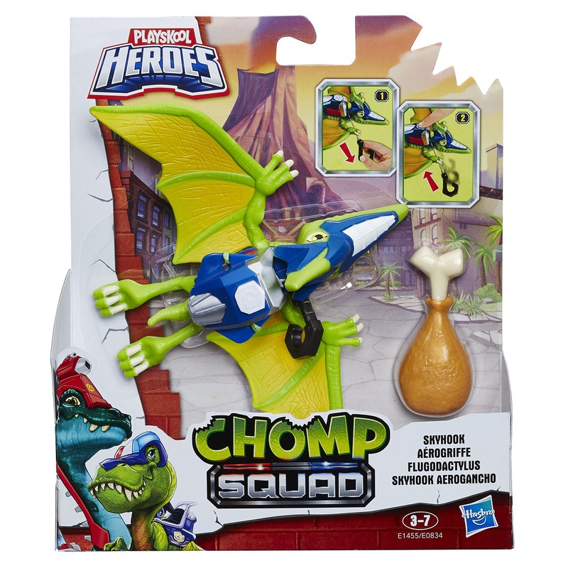 Playskool Heroes: Chomp Squad - Skyhook Play Figure Toy Dinosaur