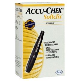 Accu Chek Softclix Schwarz, 1 St
