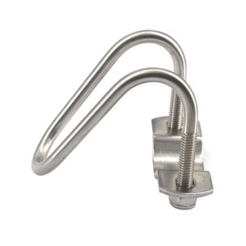 Cross Tube Buckle, M6 x 32 x 20mm, 310 Stainless Steel Pipe Clamp Cross Connector, U Shape Pipe Buckle for Farm, Greenhouse, Fence, Max Pipe, Pack of 4