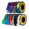 Kingroon PLA 3D Printer Filament,10 Rolls, 10kg Spool(22lbs),Single and Triple