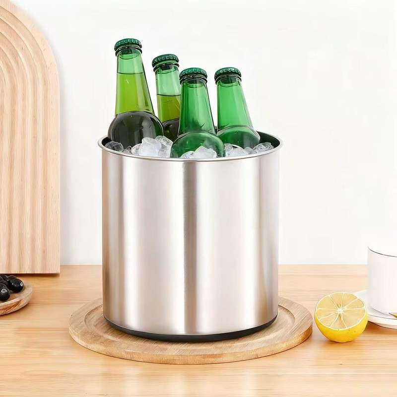OKT Kitchen Utensil Holder,7.2″Large Stainless Steel Utensil Crock with Non