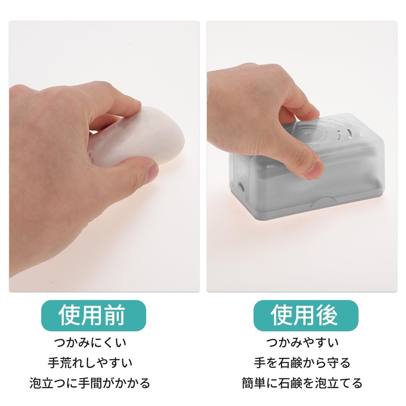 CAPASTEC Soap Case, Soap Storage Case, Foaming Soap Box, Foaming