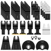33Pcs Oscillating Saw Blades Set, Universal Titanium Bimetal Oscillating Multi