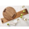 Mud Pie Long Oversized Wood Board 8" x 42", Brown