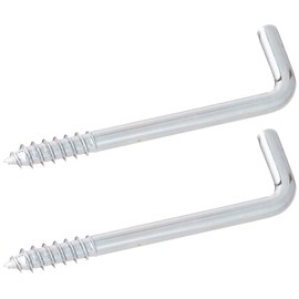 NATIONAL MFG/SPECTRUM BRANDS HHI N120-287 Sq BND Scrw Hook 3-1/16, Pack of 1, Sliver