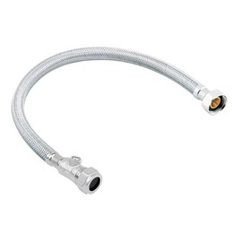 15mm x 3/4" 500mm Flexible Isolating Tap Hose WRAS (Known as Flexible tap connectors / 22mm Flexible tap Connector Also Available in 15mm, 22mm, 1/2 inch, 3/4 inch, 150mm, 300mm and 500mm)