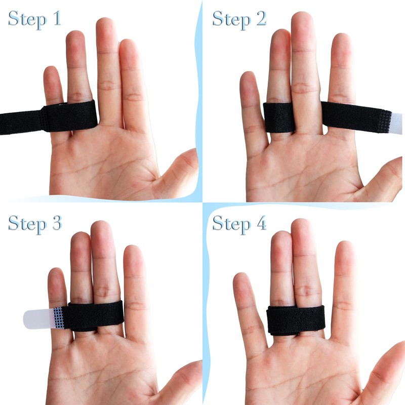 Happiby Finger Buddy Wraps, 10 PCS Finger Loops Tapes for