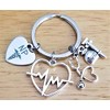 Kit's Kiss NP Nurse Practitioner Keychain Nurse Practitioner Gift NP