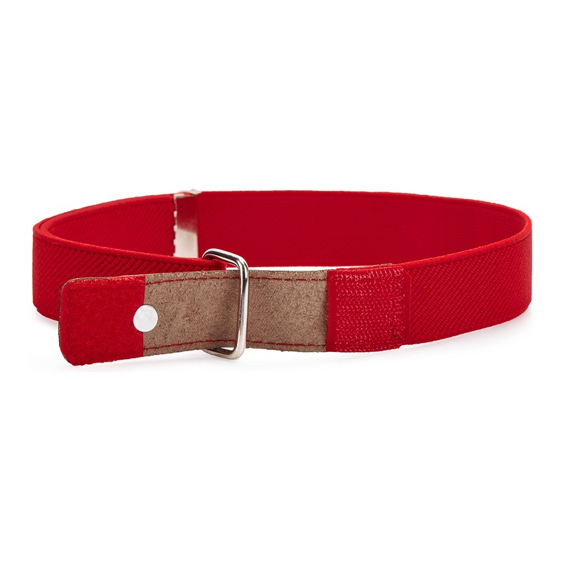 Ladeheid P15G Girls' Elastic Belt 1-6 Years 34-65 cm, Red/Heart