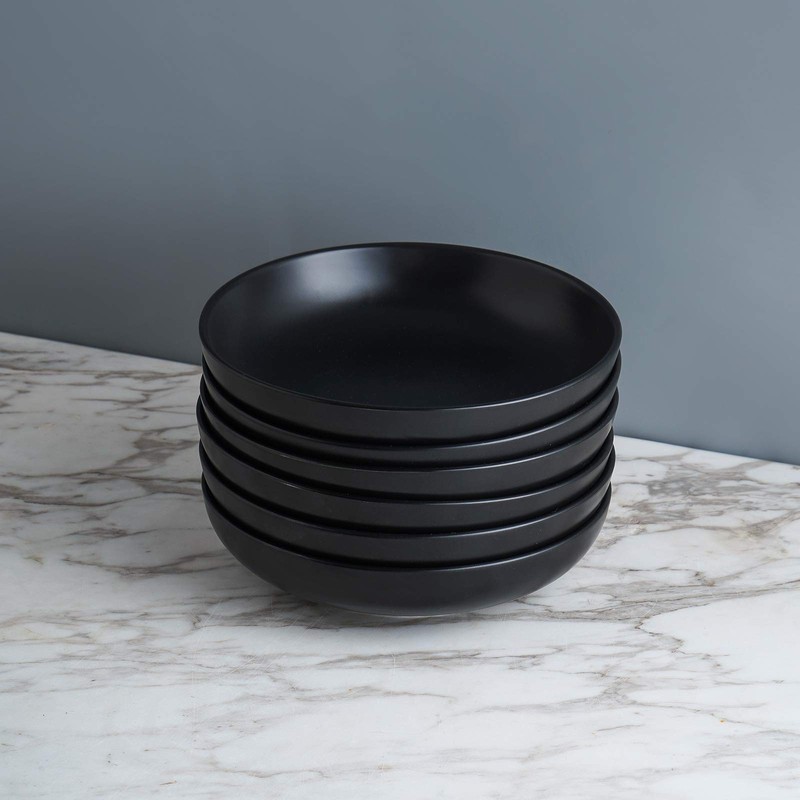Selamica Ceramic 7.8 inch pasta bowls, 26 Ounce large serving