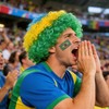 JoneTing 2026 Green Yellow and Blue Wig for Men Short
