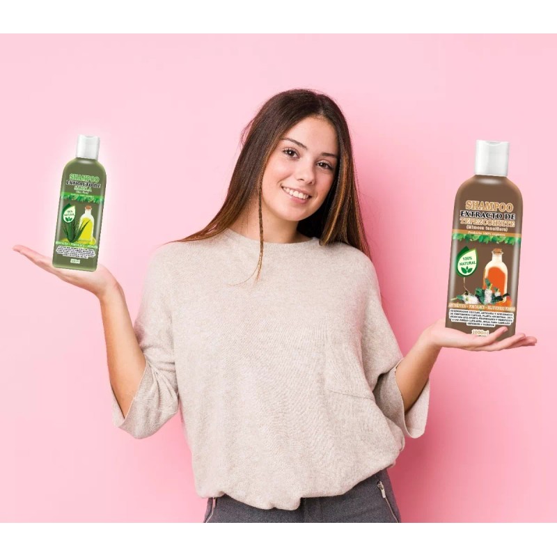 Vivenatural Shampoo De Bergamota Y Tepezcohuite 1litro Màs Aceite Gratis