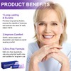 2Pcs Glow Denture Adhesive,Thermo Dental Denture Adhesive,Thermoplastic Denture Adhesive,Extra Strong