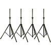 4 X Universal Black Heavy Duty Tripod DJ PA Speaker