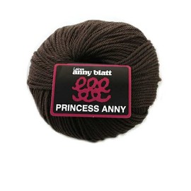 Puppy Princess Annie 10000031 Wool Yarn, Col.561, Brown, 1.4 oz (40 g), Approx. 44.1 ft (112 m)