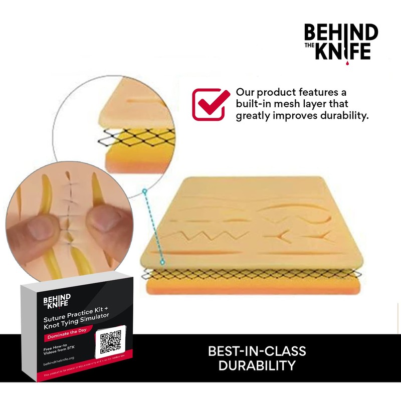 Behind the Knife Practice Kit with How-to Videos for Left