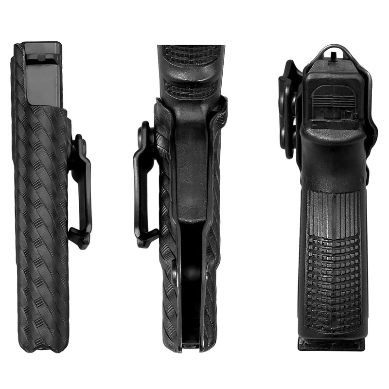 Glock 19 Holster, Carbon Fiber Kydex Holster IWB for Glock