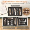 Lifewit Silverware Drawer Organizer, Expandable BPA Free Utensil Tray for