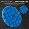 CLOPOMIC 6 Inch polishing Pads, 7PC Car Detailing kit, Foam