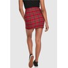 Urban Classics Women's Short Checker Skirt Dress, Multicoloured (Red/Blk 00200)