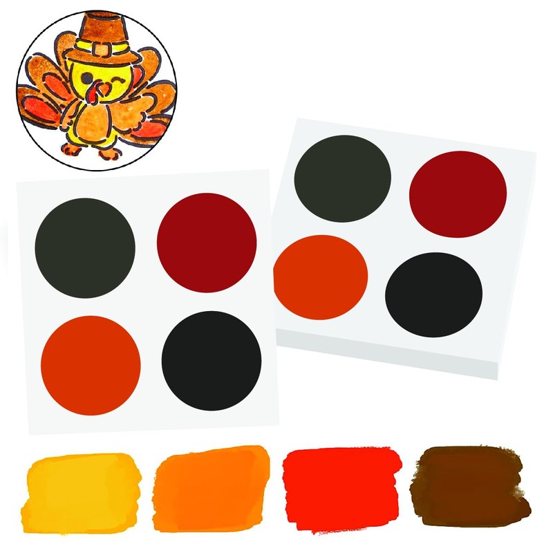 The Cookie Countess PYO Edible Paint Palettes 36 Pouch -