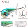APIELE Angelköder, Köder mit Propeller-Schwanz für Schwarzbarsch,Geeignet für Süß- oder