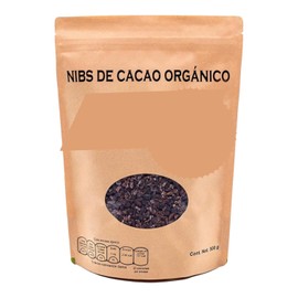 Nibs de Cacao Orgánico, 500g, Natural, Sin Azúcar calidad premium