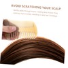 NOLITOY Multifunctional Comb Double-sided Hair Care Accessory for Scalp Massage