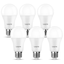 Lepro Lepro 13W E27 LED Glhbirne, ersetzt 100W Halogenlampe, 1521 Lumen Glhbirne E27, 6500K Warmwei? A60 LED Birne, 180 Energiesparlampe, Nicht Dimmbar, 6 Stck [Energieklasse E]