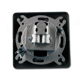 EKONOMIK Antenna Socket Anthracite TV + Radio + Satellite