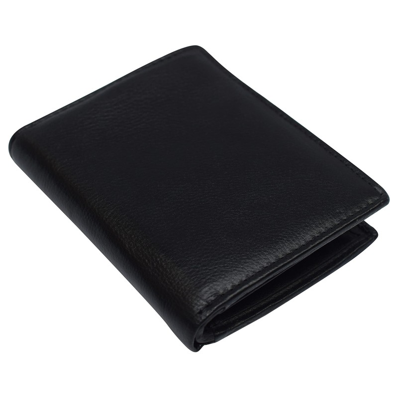 MARSHAL Genuine Leather RFID Signal Blocking Wallets For Men -