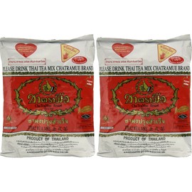 Number-One ChaTraMue Original Thai Iced Tea Mix 400g Bag, Pack of 2
