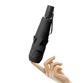 One-touch Folding Umbrella, Automatic Opening/Closing, Anti-Reverse Safety Design, Prevents Jumping Out, Protects Children's Safety, Ultra Lightweight, 7.8 oz (220 g), 6 Ribs, Convenient to Carry, UV