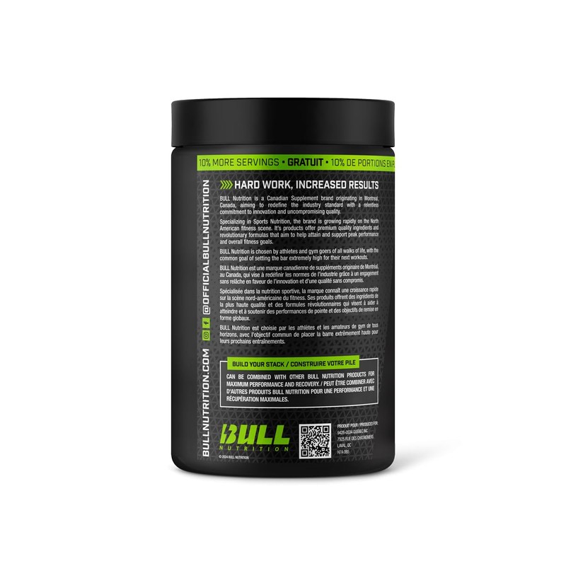 Micronized Creatine Monohydrate - 440g - 88 Servings - BULL