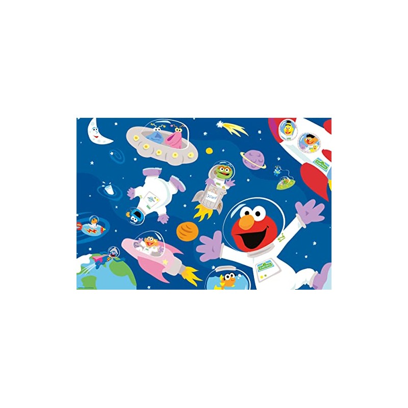 Schmidt Spiele 56459 Sesame Street In Space, 60 Pieces Children's