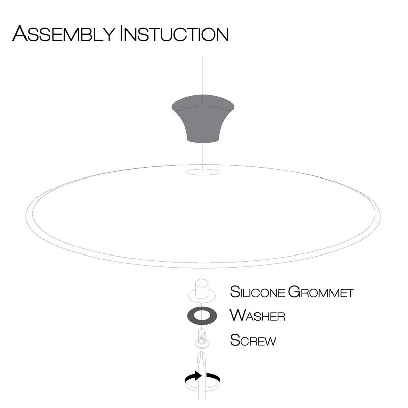 TeChef Cookware Tempered Glass Lid, Made in Korea (10-Inch) (26cm)
