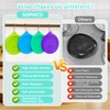 Sophico 2 Cup Round Silicone Storage Cover Lids Replacement for
