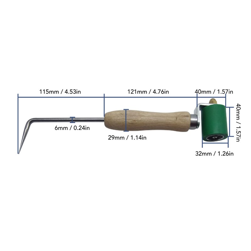 Seam Roller 260℃ 32mm Diameter 40mm Width Silicone Seam Roller