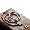 Outdoor Chain Full Steel Martial Arts 108 Buddha Beads Necklace