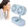 Desktop Double Fan Dual Motor 135° Angle Adjustable Handheld Fan