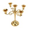 5 Arm Candlestick Holder Iron Retro Decorative Candle Holder Centerpiece