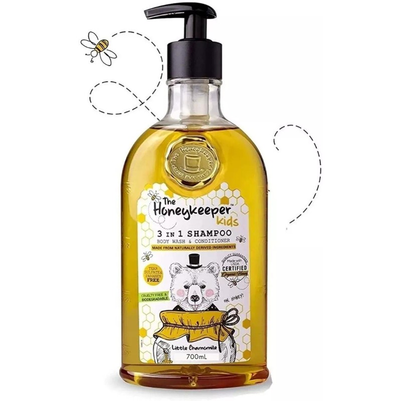 HoneyKeeper The Honeykeeper 3en1 Shampoo, Body Wash Y Acondicionador 3pz