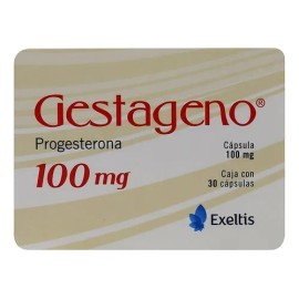 Gestageno GESTAGENO CÁPSULAS 100 mg, 30 CÁPSULAS - Exeltis pharma méxico, s.a. de c.v.