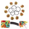 Healeved 5pcs Pom Pom Headband for Year Valentine Day and