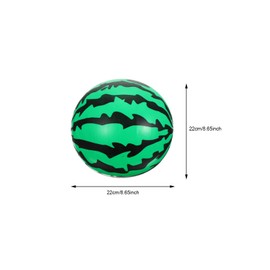 KONTONTY 6Pcs Beach Balls PVC Watermelon Theme Inflatable Pool for Fun Summer Activities for Swimming Pool and Beach Games