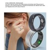 Smart Health Ring IP68 Waterproof Bluetooth Connection Rechargeable Pedometer Health