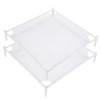 STORAGE MANIAC Sweater Drying Rack, Mesh Clothes Drying Rack, Stackable Laundry Drying Rack, Lay Flat Dryer for Delicates, Portable Dry Rack for Indoor or Outdoor, White, 2-Pack